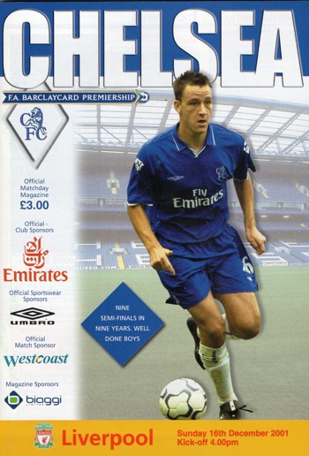 Match programme